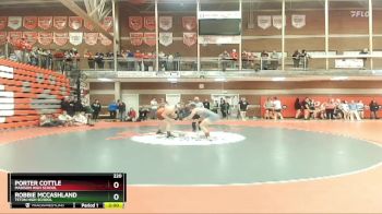 220 lbs Quarterfinal - Porter Cottle, Madison High School vs Robbie McCashland, Teton High School