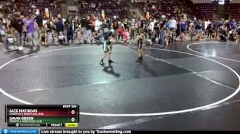 52-55 lbs Round 3 - Gavin Greer, Widefield Wrestling Club vs Jace Mathews, Canon City Wrestling Club