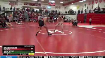 170 lbs Quarterfinal - Craig Mercado, Clinton-JV vs Jace Tippet, North Scott