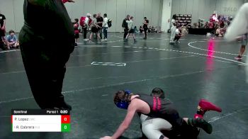 63 lbs Semifinal - Rodolfo Jose Cabrera, Florida vs Parker Lopez, Canes Wrestling Club