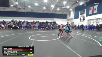 138 lbs Cons. Round 2 - Joel Loza, Canyon Springs High School Wre vs Sylar Welcome, Corona100