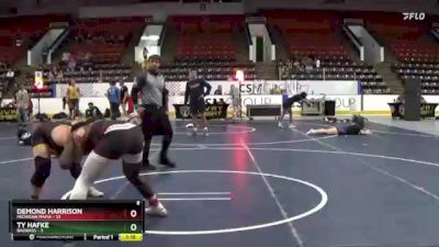 195 lbs Quarterfinals (8 Team) - Ty Hafke, BadBass vs Demond Harrison, Michigan Mafia