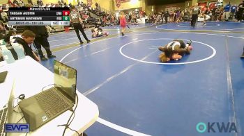 130 lbs Semifinal - Taegan Austin, Sperry Wrestling Club vs Artemus Mathews, Pitbull Wrestling Academy