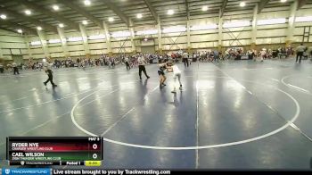 96 lbs Semifinal - Cael Wilson, Zion Thunder Wrestling Club vs Ryder Nye, Charger Wrestling Club