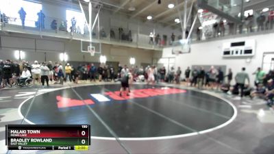 190 lbs Champ. Round 2 - Bradley Rowland, East Valley vs Malaki Town, Moses Lake