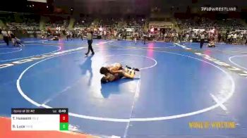 108 lbs Consi Of 32 #2 - Teric Hussaini, Tulsa Blue T Panthers vs Skyler Luce, Keystone Kids