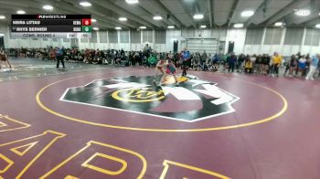 120 lbs Cons. Round 4 - Rhys Bernier, Denver North vs Keira Littau, Kelly Walsh