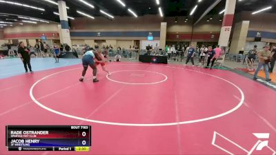 285 lbs Semifinal - Rade Ostrander, Spartan Mat Club vs Jacob Henry, 3F Wrestling