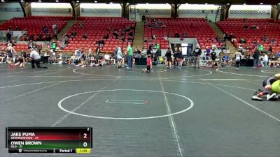 80 lbs Placement (4 Team) - Owen Brown, Silo vs Jake Puma, Neighborhood