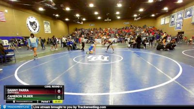 120 lbs Cons. Round 3 - Cameron Silber, Madera vs Danny Parra, South High