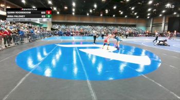 120 lbs Cons. Round 3 - Quinn Rooseboom, North Eugene vs Irina Paloney, Reed