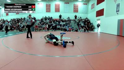 106 lbs 3rd Place Match - Tucker Chapman, Akron Springfield vs Danek Szczepanski, Chardon