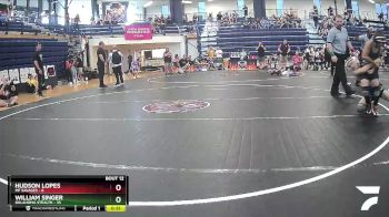 75 lbs Round 3 (8 Team) - William Singer, Oklahoma Stealth vs HUDSON LOPES, MF Savages