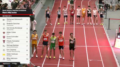 Men's Mile, Finals 5