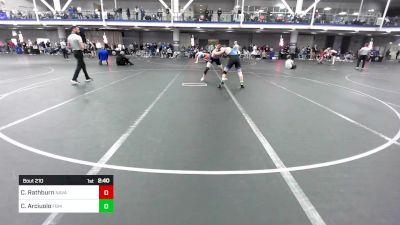 157 lbs Consi Of 32 #1 - Cooper Rathburn, Naval Academy vs Chris Arciuolo, F&M