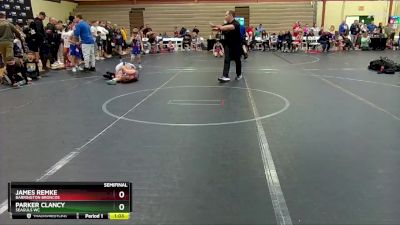 76 lbs Semifinal - James Remke, Barrington Broncos vs Parker Clancy, Seaguls Wc