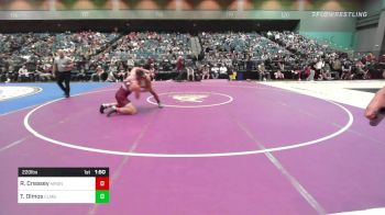 220 lbs Round Of 32 - Rilee Creasey, Morgan vs Troy Olmos, Columbia