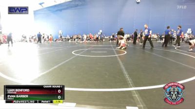 84 lbs Champ. Round 1 - Liam Benford, Missouri vs Evan Barber, Paola