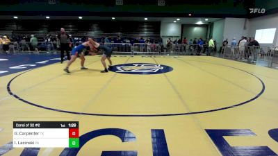 165 lbs Consi Of 32 #2 - Grayson Carpenter, TX vs Isaac Lacinski, PA