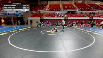 110 lbs Round 1 (16 Team) - Mattilyn Givens, Allen vs Adelina Flores, Northwest Nelson