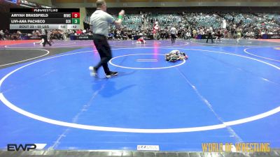 55 lbs Consi Of 8 #1 - Ariyah Brassfield, Rising Kingz vs Livi-Ana Pacheco, Steel City Reloaded