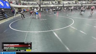 215 lbs Semifinal - Mason Mandurano, Belmont-Platteville vs Wesley Egan, Parkview Youth Wrestling