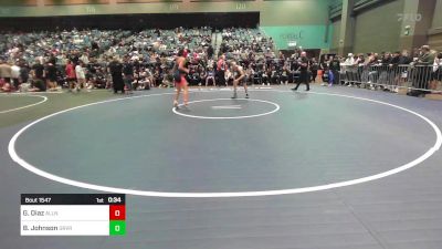 106 lbs Consi Of 8 #2 - Gianni Diaz, Allen vs Bentley Johnson, Green River