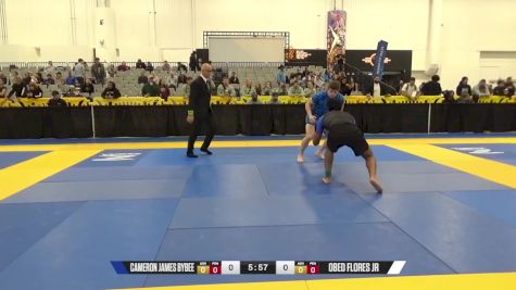 Obed Flores Jr vs Cameron James Bybee 2024 World IBJJF Jiu-Jitsu No-Gi Championship