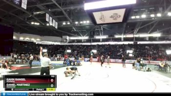 132 lbs Champ. Round 2 - Gavin Rangel, Newberg vs Daniel Martinez, Ingraham