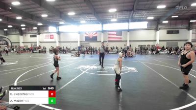 61 lbs Consolation - Benjamin Zwaschka, Thorobred vs Ashton Mazon, Prescott Valley Bighorns