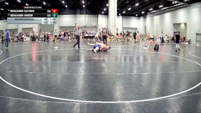 147 lbs Quarterfinal - Benjamin Sayers, Unaffiliated vs Benjamin Greer, Unattached