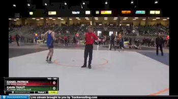 165 lbs Semifinal - Gavin Thaut, All Phase Wrestling Club vs Daniel Patrick, Mat Sense Wrestling