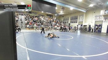 105 lbs Cons. Round 4 - Kiara Fernandez, Santa Fe vs Danielle Chavez, Lakeside