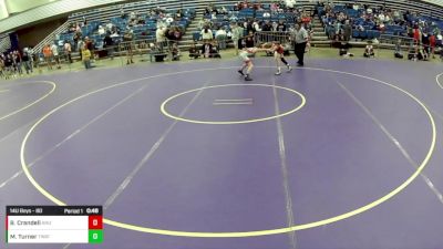 14U Boys - 80 lbs Champ. Round 1 - Brighton Crandell, Arizona vs Mason Turner, Thoroughbred Wrestling Academy (TWA)