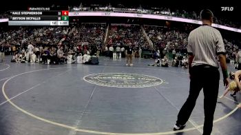 1A 126 lbs Semifinal - Kale Stephenson, Swain County High School vs Bryson Mcfalls, Mitchell High School