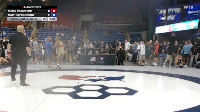 144 lbs Cons. Sub-rd Of 64 - James McGovern, NC vs Matthew Esposito, NJ