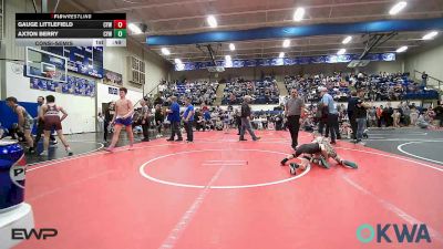 58 lbs Consolation - Gauge Littlefield, Coweta Tiger Wrestling vs Axton Berry, Coweta Tiger Wrestling