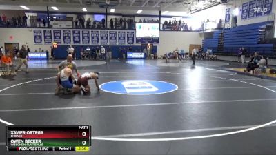 141 lbs Quarterfinal - Xavier Ortega, Chicago vs Owen Becker, Wisconsin-Platteville