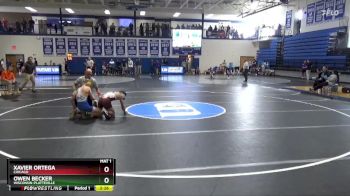 141 lbs Quarterfinal - Xavier Ortega, Chicago vs Owen Becker, Wisconsin-Platteville