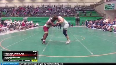 285 lbs Quarterfinals (8 Team) - Tobiloba Sangolade, Brookwood vs Devin Forrester, Buford