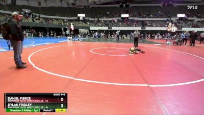 National 3-5 60 Cons. Round 2 - Daniel Pierce, Powhatan Youth Wrestling Club vs Dylan Fridley, Powhatan Youth Wrestling Club