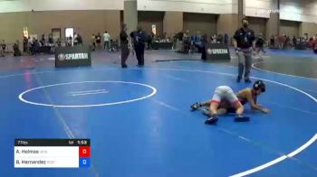 77 lbs Prelims - Aj Holmes, New Jersey vs Bruno Hernandez, Scottsbluff Wrestling Club