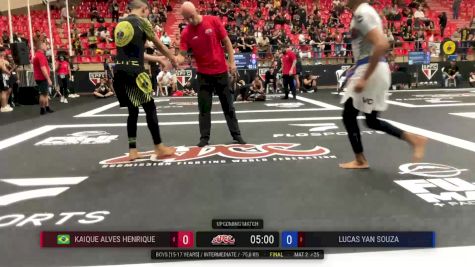 Kaique Alves vs Lucas Yan 2025 ADCC Sao Paulo Open
