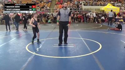 83 lbs Champ. Round 1 - Wyatt Luthman, Anna Youth Wrestling vs Grayson Smith, Valdus Training Center