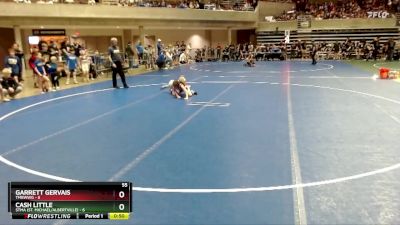 55 lbs Quarterfinals (8 Team) - Cash Little, STMA (St. Michael/Albertville) vs Garrett Gervais, TMBWWG