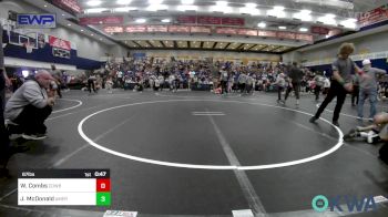 67 lbs Semifinal - Whitlee Combs, Cowboy Wrestling Club vs Judge McDonald, American Killer Bees Edmond