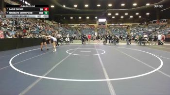 110 lbs Cons. Round 1 - Madelyn Crawford, Newton Hs vs Sadie Dickie, Spring Hill HS