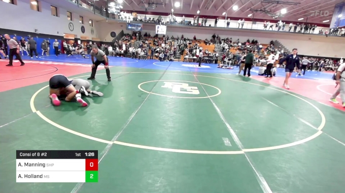 150 lbs Consi Of 8 #2 - Aidan Manning, Seton Hall Prep vs Alec Holland ...