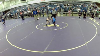 10U Boys - 56 lbs Cons. Round 2 - Preston Weinzapfel, Maurer Coughlin Wrestling Club vs Malcolm Johnson, Springs Elite Wrestling Club