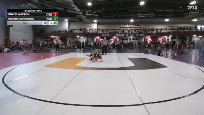 110 lbs Round 2 (8 Team) - Brady Watson, Steller Trained Doom vs Saverio Marinelli, Taylor Hammers